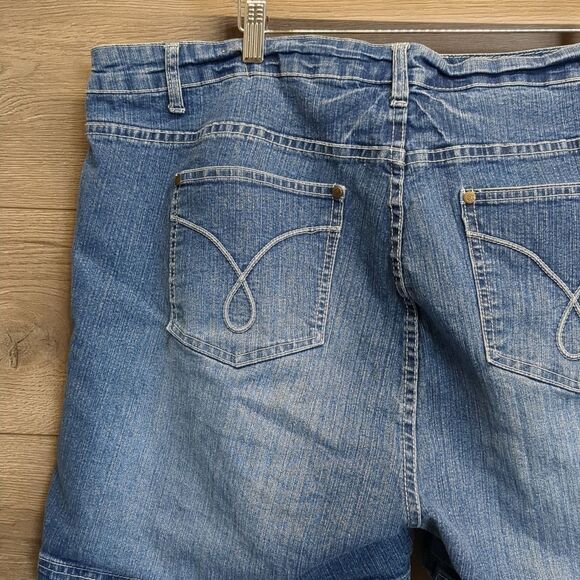 Illegal Jeans Denim Summer Shorts Women's Plus Size 24 - Picture 5 of 8